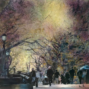 April in Central Park – original sold