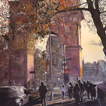 Washington Square Autumn